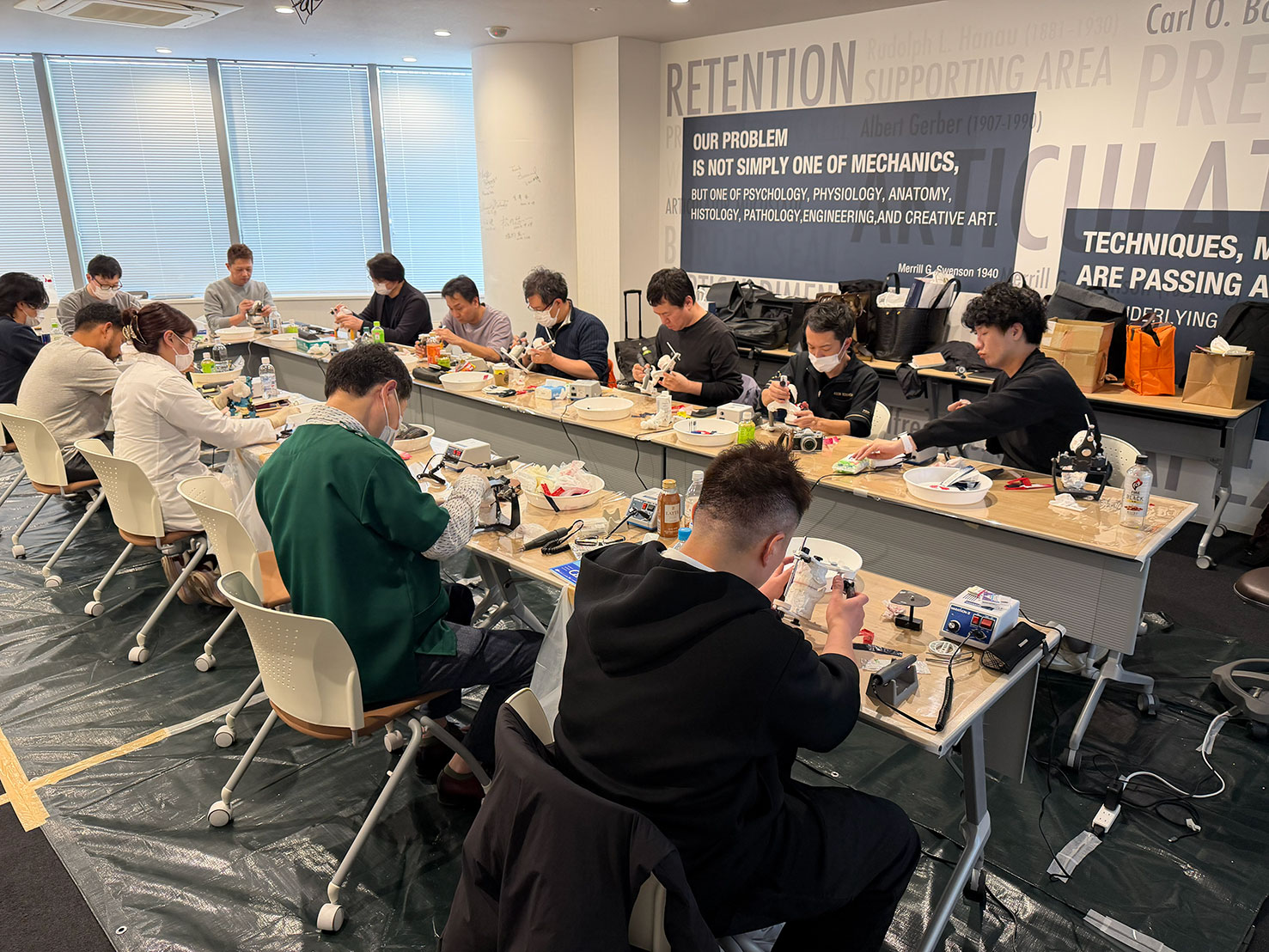 Hands-on training session