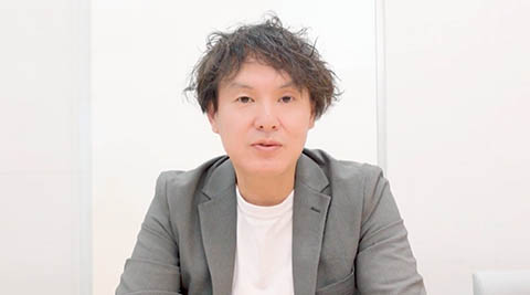 大澤 浩史 先生のインタビューの様子