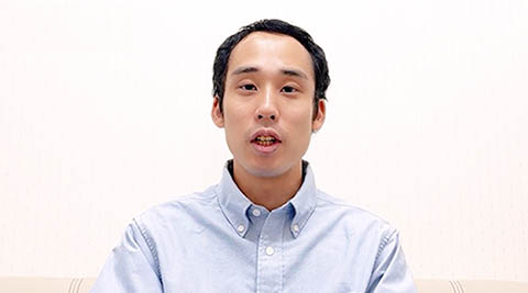 内ヶ崎 一徹先生のインタビューの様子